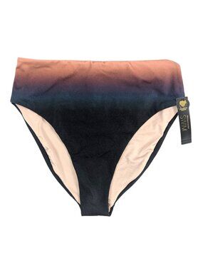 Victoria's Secret Sunset Ombre Bikini Bottoms Shimmer High Waist Size S